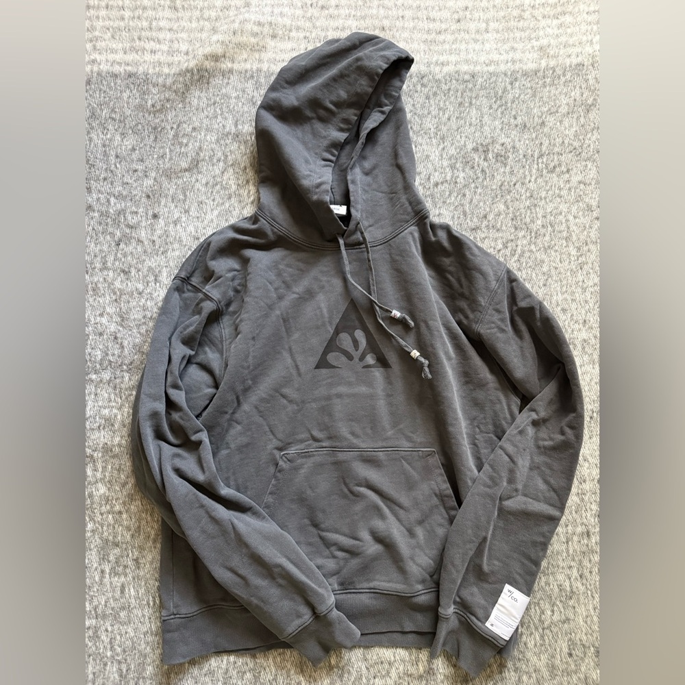 Wasted Collective Thick Cotton Good Times Hoodie in vintage black.